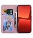 SoFetch Roze Konijn Bookcase Hoesje met Polsbandje voor de Xiaomi 13