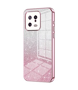 SoFetch Roze Glitters TPU Hoesje Xiaomi 13