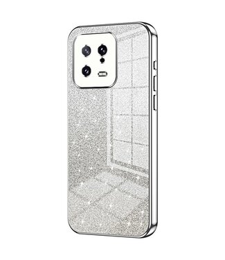SoFetch Zilver Glitters TPU Hoesje Xiaomi 13