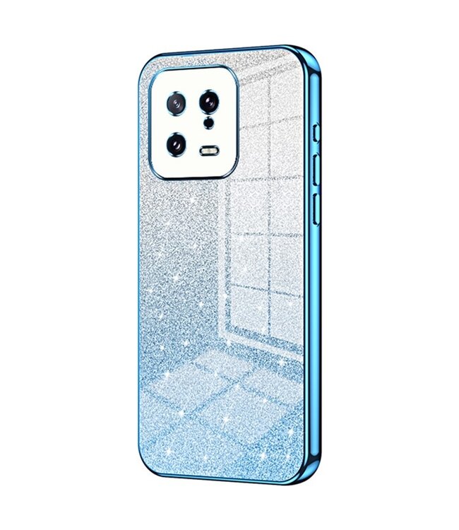 SoFetch Blauw Glitters TPU Hoesje voor de Xiaomi 13