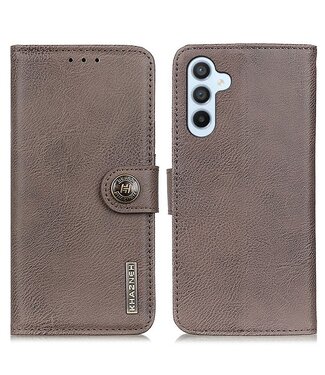 Khazneh Bruin Bookcase Hoesje Samsung Galaxy S24