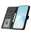 SoFetch Zwart Zijde Bookcase Hoesje voor de Samsung Galaxy S24