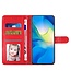 SoFetch Rood Ruiten Bookcase Hoesje voor de Samsung Galaxy S24