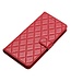 SoFetch Rood Ruiten Bookcase Hoesje voor de Samsung Galaxy S24