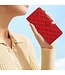 SoFetch Rood Ruiten Bookcase Hoesje voor de Samsung Galaxy S24