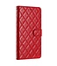 SoFetch Rood Ruiten Bookcase Hoesje voor de Samsung Galaxy S24