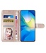 SoFetch Rozegoud Ruiten Bookcase Hoesje voor de Samsung Galaxy S24
