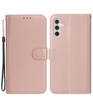 SoFetch Rozegoud Valbestendig Bookcase Hoesje Samsung Galaxy S24