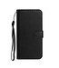SoFetch Zwart Valbestendig Bookcase Hoesje voor de Samsung Galaxy S24