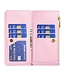 Binfen Color Roze Portemonnee Bookcase Hoesje voor de Samsung Galaxy S24