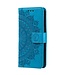 SoFetch Blauw Mandala Bookcase Hoesje voor de Samsung Galaxy S24