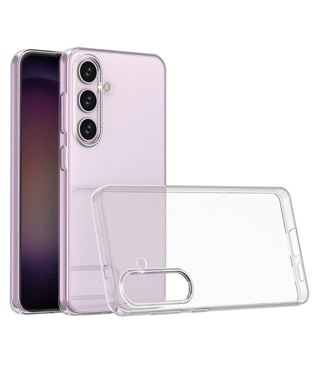 SoFetch Transparant Glossy TPU Hoesje voor de Samsung Galaxy S24