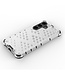 SoFetch Grijs Honingraat Hybride Hoesje voor de Samsung Galaxy S24