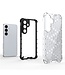 SoFetch Grijs Honingraat Hybride Hoesje voor de Samsung Galaxy S24