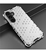 SoFetch Grijs Honingraat Hybride Hoesje voor de Samsung Galaxy S24