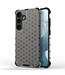 SoFetch Zwart Honingraat Hybride Hoesje voor de Samsung Galaxy S24