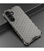 SoFetch Zwart Honingraat Hybride Hoesje voor de Samsung Galaxy S24
