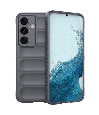 SoFetch Donkergrijs Valbestendig TPU Hoesje Samsung Galaxy S24