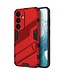 SoFetch Rood Houder Modern Hybride Hoesje voor de Samsung Galaxy S24