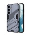 SoFetch Donkerblauw Houder Modern Hybride Hoesje voor de Samsung Galaxy S24