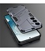 SoFetch Donkerblauw Houder Modern Hybride Hoesje voor de Samsung Galaxy S24