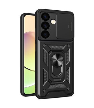 SoFetch Zwart Lensbescherming Hybride Hoesje Samsung Galaxy S24