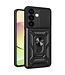 SoFetch Zwart Lensbescherming Hybride Hoesje voor de Samsung Galaxy S24