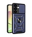 SoFetch Donkerblauw Lensbescherming Hybride Hoesje voor de Samsung Galaxy S24