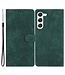 SoFetch Groen Stijlvol Bookcase Hoesje voor de Samsung Galaxy S24