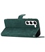 SoFetch Groen Stijlvol Bookcase Hoesje voor de Samsung Galaxy S24