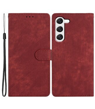 SoFetch Rood Stijlvol Bookcase Hoesje Samsung Galaxy S24