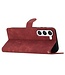 SoFetch Rood Stijlvol Bookcase Hoesje voor de Samsung Galaxy S24