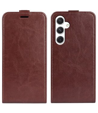 SoFetch Bruin Flipcase Hoesje Samsung Galaxy S24