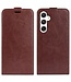 SoFetch Bruin Flipcase Hoesje voor de Samsung Galaxy S24