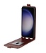 SoFetch Bruin Flipcase Hoesje voor de Samsung Galaxy S24