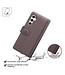 SoFetch Bruin Elegant Bookcase Hoesje voor de Samsung Galaxy S24