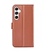 SoFetch Bruin Elegant Bookcase Hoesje voor de Samsung Galaxy S24