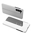 SoFetch Zilver Spiegel Bookcase Hoesje voor de Samsung Galaxy S24