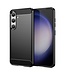 SoFetch Zwart Carbon TPU Hoesje voor de Samsung Galaxy S24