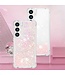 YB Lichtroze Glitters TPU Hoesje voor de Samsung Galaxy S24