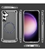 SoFetch Zwart MagSafe Mat Hybride Hoesje voor de Samsung Galaxy S24