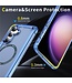 SoFetch Blauw MagSafe Mat Hybride Hoesje voor de Samsung Galaxy S24