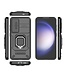 SoFetch Zwart Houder Hybride Hoesje voor de Samsung Galaxy S24