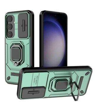 SoFetch Groen Houder Hybride Hoesje Samsung Galaxy S24