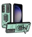 SoFetch Groen Houder Hybride Hoesje voor de Samsung Galaxy S24