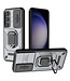 SoFetch Grijs Houder Hybride Hoesje voor de Samsung Galaxy S24