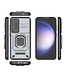 SoFetch Grijs Houder Hybride Hoesje voor de Samsung Galaxy S24