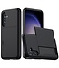 SoFetch Zwart Pasjeshouder Hybride Hoesje voor de Samsung Galaxy S24