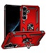 SoFetch Rood Houder Modern Hybride Hoesje voor de Samsung Galaxy S24