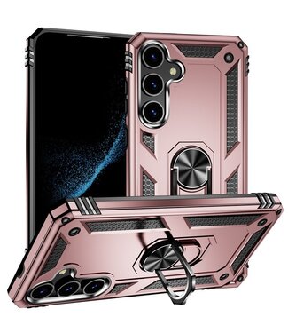 SoFetch Rozegoud Houder Modern Hybride Hoesje Samsung Galaxy S24